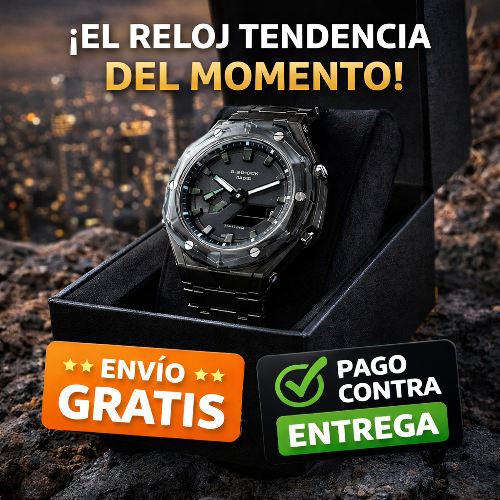 RELOJ ANALÓGICO - DIGITAL ⌚🔥 ESTILO DEPORTIVO 🏎️💨